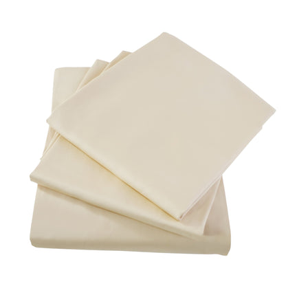 Hooor's Nest King Size (180 cm x 200 cm) Set of 100% Egyptian cotton Fitted Sheet + 2 Pcs Pillowcases (50 cm x 75 cm)