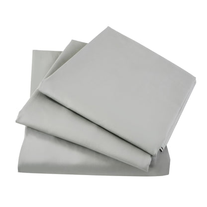 Hooor's Nest King Size (180 cm x 200 cm) Set of 100% Egyptian cotton Fitted Sheet + 2 Pcs Pillowcases (50 cm x 75 cm)