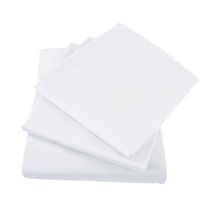 Hooor's Nest King Size (180 cm x 200 cm) Set of 100% Egyptian cotton Fitted Sheet + 2 Pcs Pillowcases (50 cm x 75 cm)