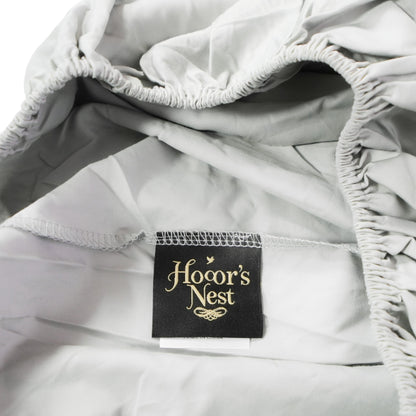 Hooor's Nest King Size (180 cm x 200 cm) Set of 100% Egyptian cotton Fitted Sheet + 2 Pcs Pillowcases (50 cm x 75 cm)